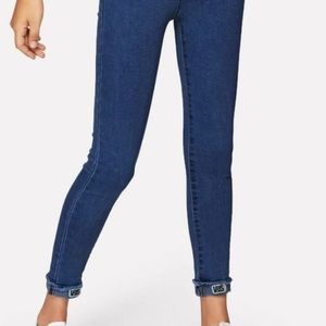Navy blue jeans
